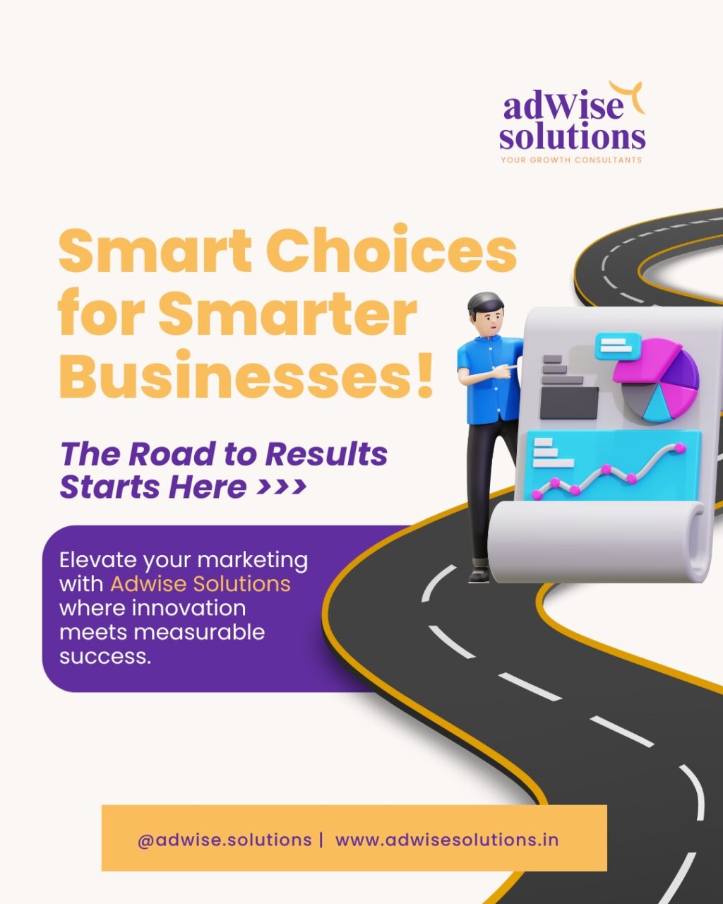 Instagram post from adwise.solutions. This post is in position 1.